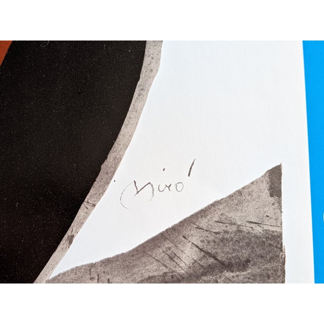 Offset Lithograph Exhibition Poster by Joan Miro, 1970s For Sale - Image 4 of 12