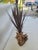 Wood Tall Vintage Copper Agave Sculpture on Driftwood For Sale - Image 7 of 12