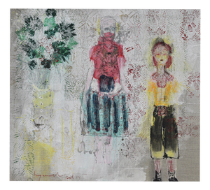 Hans Mendler, Hans Mendler, großes Gemälde "Mein Junge", 2013, Oil
