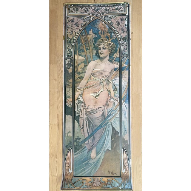 Posters after Alphonse Mucha from Athena Reproductions Ltd. London, 1973, Set of 3 For Sale - Image 8 of 12
