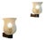 Wall Lights attributed to Archimede Seguso for Seguso Vetri d'Arte, 1940s, Set of 2 For Sale