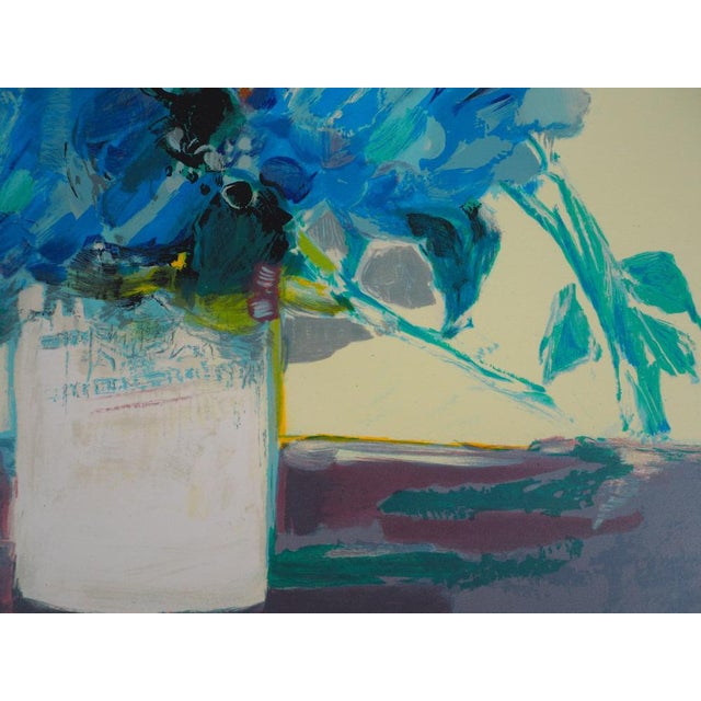 Claude Hemeret, Vase blanc, Lithograph For Sale - Image 6 of 7