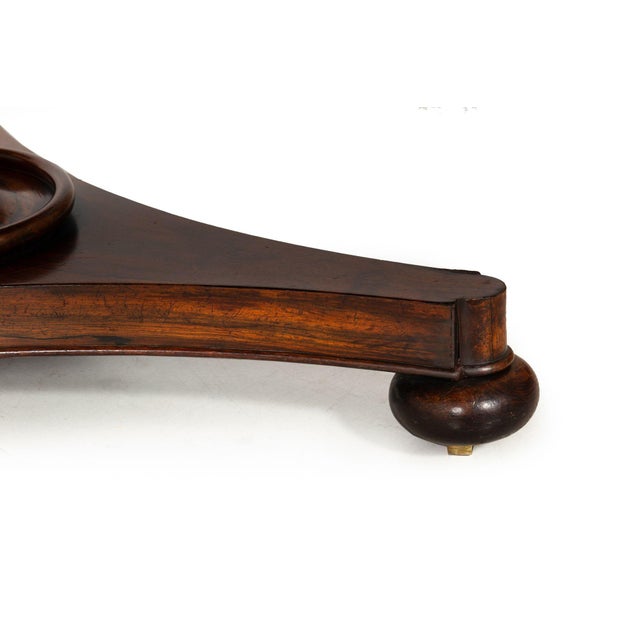 Regency Rosewood Antique Circular Center Table, English Circa 1825 For Sale - Image 18 of 18