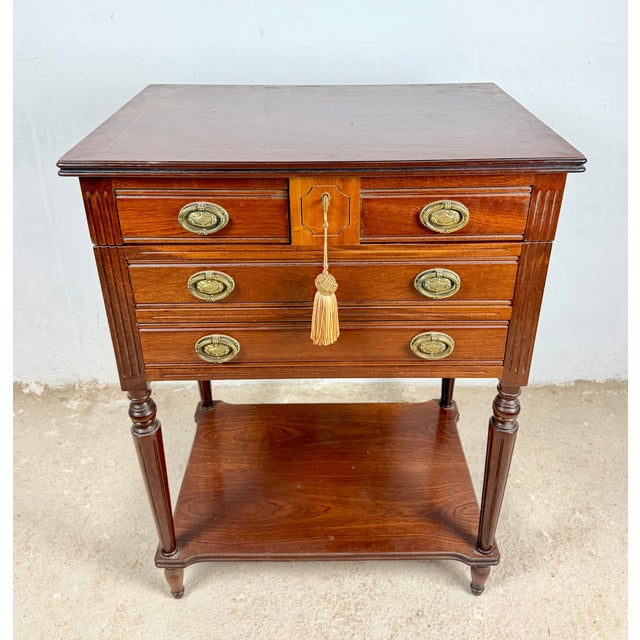 Wood Storage Tables with Lift-Top Compartments, 1970, Set of 2 For Sale - Image 18 of 18