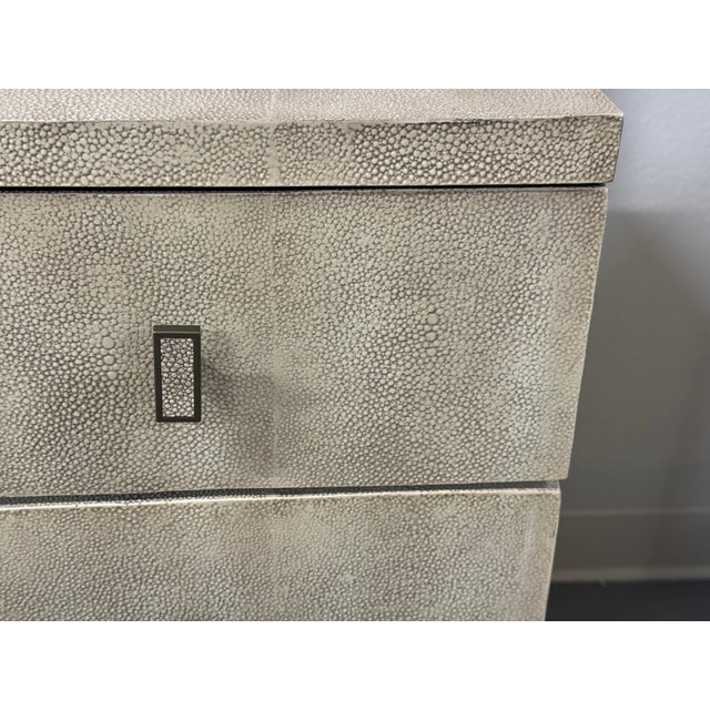 Mitchell Gold and Bob Williams Faux Shagreen Solange Chest For Sale - Image 17 of 18