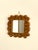 Wall Mirror in Carved Wooden Frame For Sale - Image 3 of 3