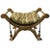 Gold Late 20th Century Giltwood Bench with Pillow and Nailheads For Sale - Image 8 of 8