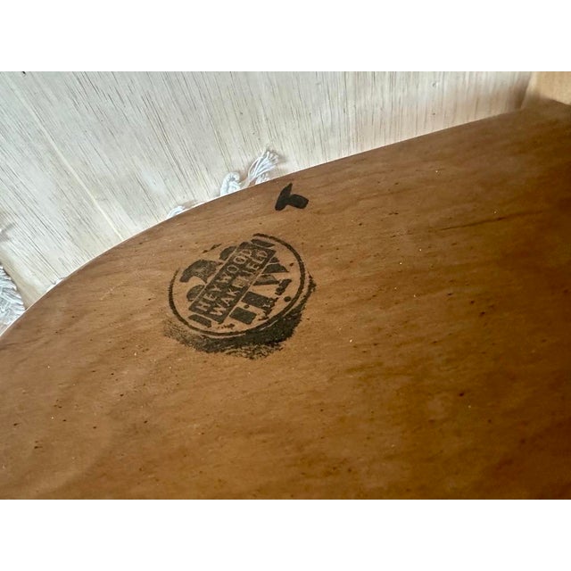 Rare Heywood Wakefield Tiered Side Table Model M304 For Sale - Image 11 of 11