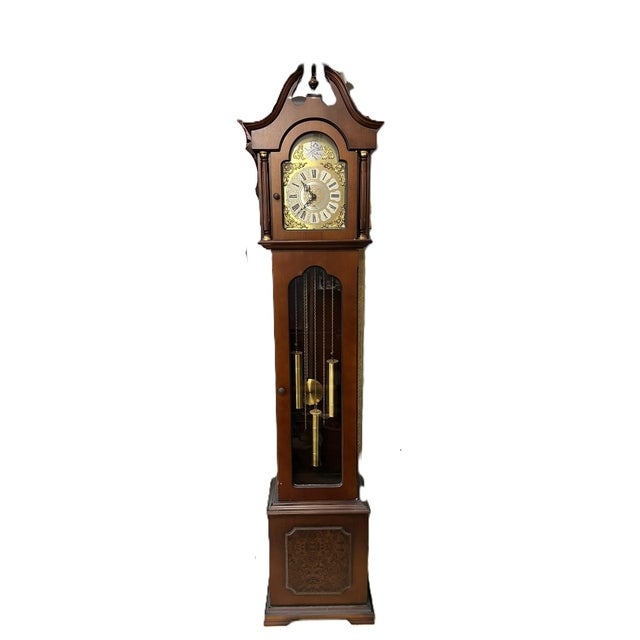 Working Tempus Fugit column pendulum clock. Serviced and fully working. Perfect cosmetic condition. Measurements: Height:...
