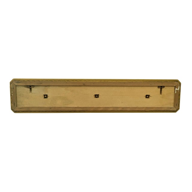 Wall Coat Rack in Mustard-Colored Wool and Nickel Plated Metal by Sergio Mazza for Artemide, 1960s For Sale - Image 10 of 11