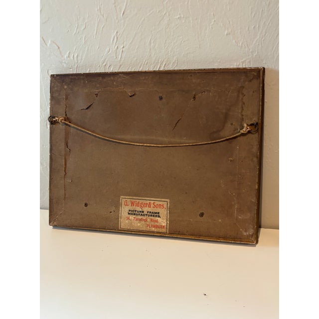 Original Framed Oil on Canvas Landscape of Cottages in Devon For Sale - Image 4 of 4