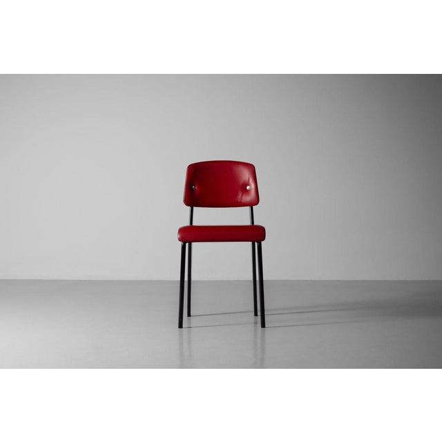 Model 306 Métropole Standard Chair by Jean Prouvé, France, 1951 For Sale - Image 6 of 18