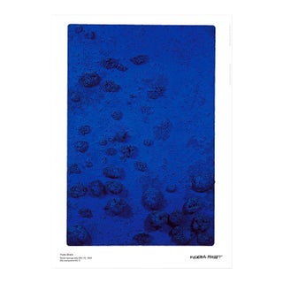 Yves Klein Relief Éponge-Blue Re 17 Official Exhibition Poster For Sale