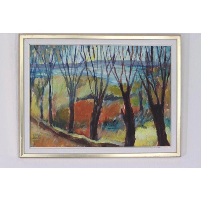 Ebbe Höglund, Nature Motif, 1970s, Oil on Canvas, Framed For Sale - Image 6 of 12