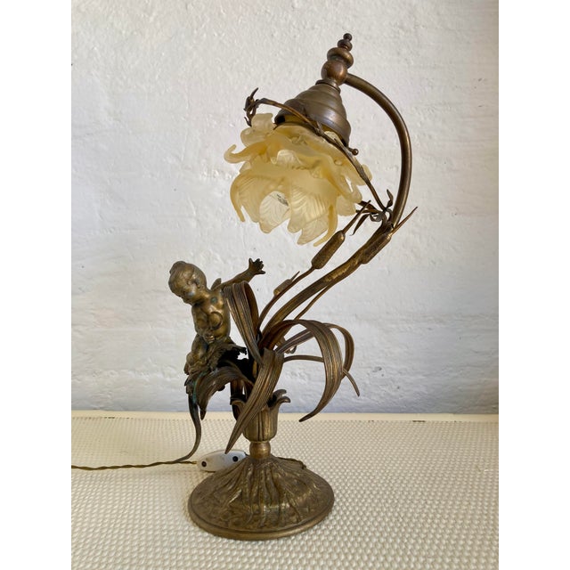 Vintage Art Deco Table Lamp, 1930s For Sale - Image 4 of 11