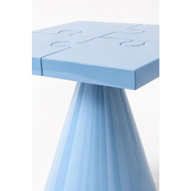 Not Yet Made - Made To Order Popzlle Side Table in Blue Lacquer by Alexandre Ligios For Sale - Image 5 of 11