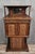Brown Antique Carved Walnut Cabinet with Terracotta Panels For Sale - Image 8 of 14
