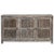 Experience the beauty of natural, distressed grey over old mango wood with this stunning Three Door Slatted Sideboard....