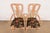Late 20th Century Drexel Heritage Queen Anne Carved Oak and Burl Wood Armchairs, Pair For Sale - Image 5 of 13