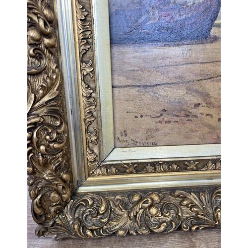 Coastal Boats Scene, Oil, Framed For Sale - Image 15 of 17