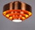 Metal Ultra Pendant Lamp in Copper by Jo Hammerborg for Fog & Mørup, 1960s For Sale - Image 7 of 11