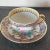 Mid 18th Century Antique Qian-Long Porcelain Teacups and Saucers With Birds and Flowers, Set of Four (4) For Sale - Image 5 of 12