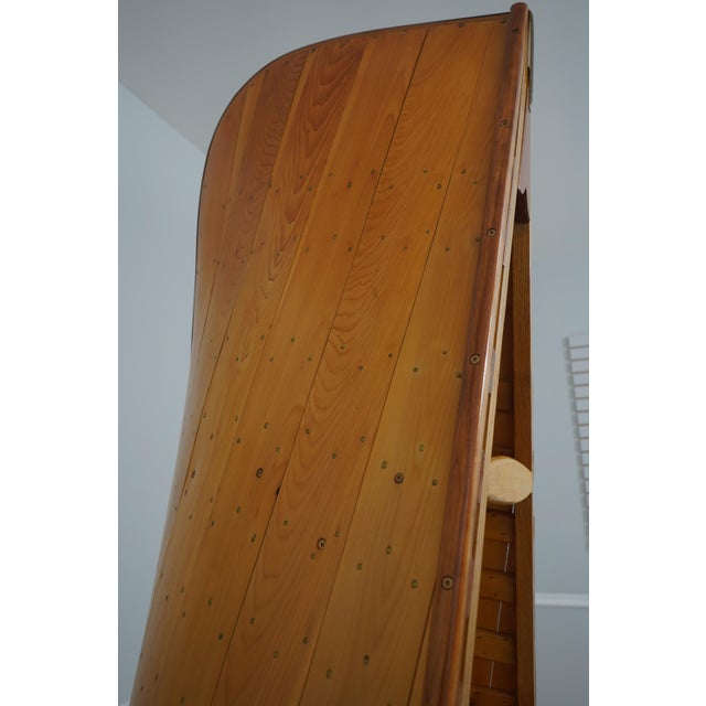 North Bay Canoe Company Converted to Bookcase For Sale - Image 4 of 12