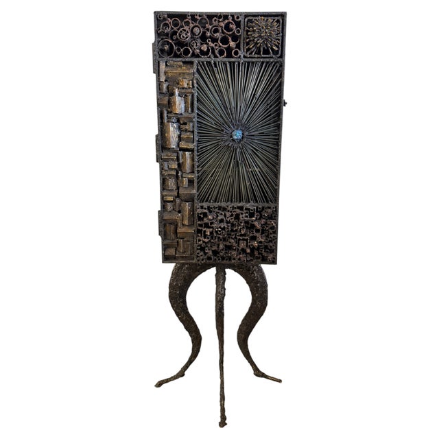 A wonderful Brutalist cabinet by the extremely talented Des Moines Artist James Bearden. We’ve had the pleasure of owning...