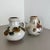 Pottery Fat Lava Vases Floral from Scheurich, Germany, 1970s, Set of 2 For Sale - Image 4 of 18