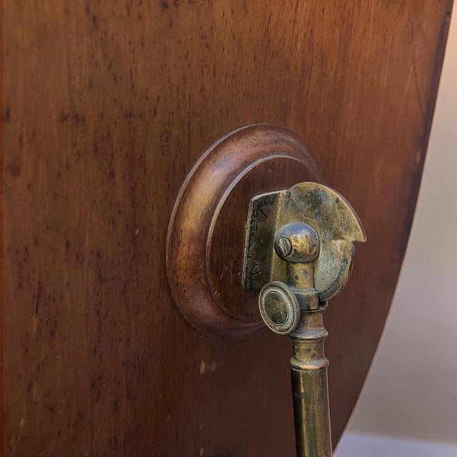 Edwardian Mahogany Dressing Chest with Adjustable Shield Mirror, 1890s For Sale - Image 10 of 12