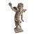 18th Century Large Bavarian Baroque Polychrome and Parcel-Gilt Carved Wood Putto.. For Sale