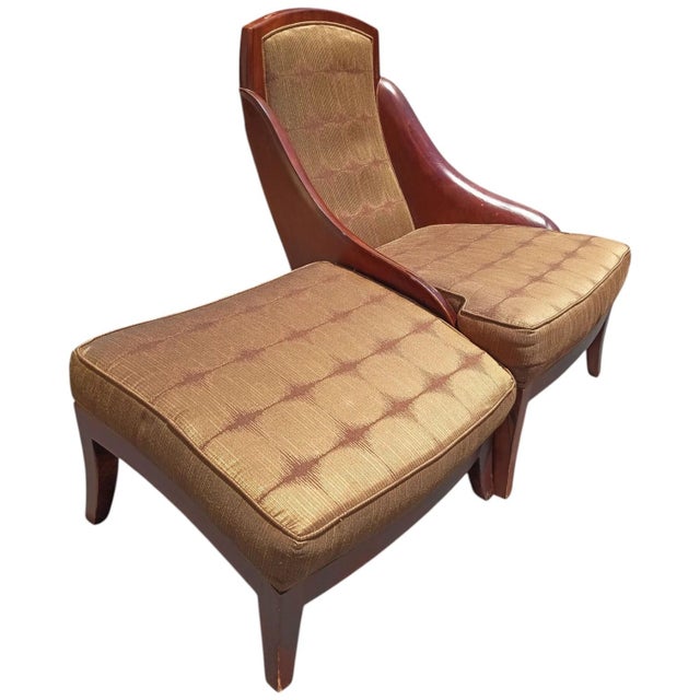 Wood 1950s Experience Unmatched Comfort With the Iconic Thos. Moser Wing Chair and Matching Ottoman For Sale - Image 7 of 12