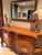 This exquisite Narra wood French Country sideboard was made in 1943. Intricate carvings show the beautiful, detailed...