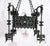 Mid 19th Century Mid 19th Century Black Italian Chandelier With Intricate Ironwork & Dragon Detail For Sale - Image 5 of 10