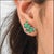 2.50 cts Natural emerald earring in 18k gold For Sale - Image 9 of 18