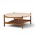 Mid-Century Modern Folke Ohlsson for Dux Style Mid Century Teak and Travertine Top Coffee Table For Sale - Image 3 of 7