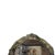 Sculpture - Pair of wall plaques - 19th century. "Interior Scene", German, 19th/20th century, in unglazed polychrome...