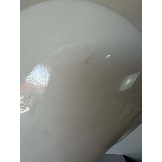 1970s Roger Rougier for Maison Rougier Sculptural Calla Lily Acrylic Table Lamp For Sale - Image 12 of 13