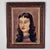 Enigmatic Original Watercolor Head Portrait Painting of Young Woman, Signed, Circa 1949 For Sale - Image 4 of 11
