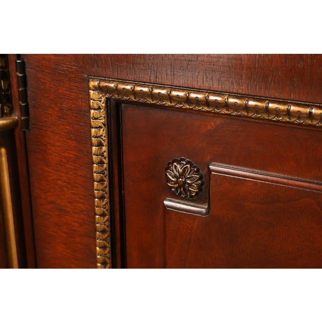 EJ Victor Mahogany Neoclassical Louis XVI Style Sideboard For Sale - Image 16 of 18