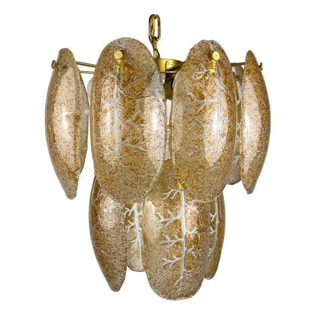 Murano Glass Cascade Chandelier, Italy, 1980s For Sale