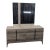 Alf Italia Matera Modern 6-Drawer Dresser With Mirror For Sale