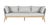 Cypress Teak Wood Sofa With Gray Color Rope Design For Sale - Image 12 of 13