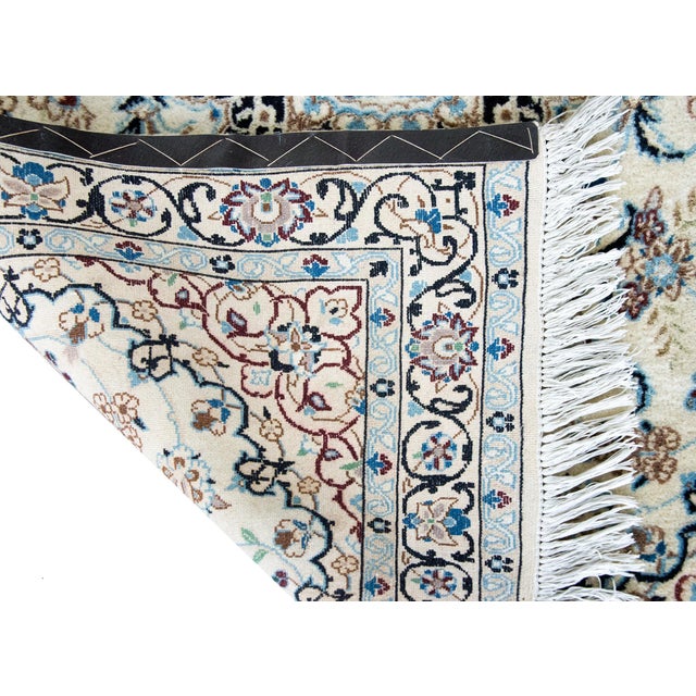 Vintage Persian Naein Rug For Sale - Image 15 of 16