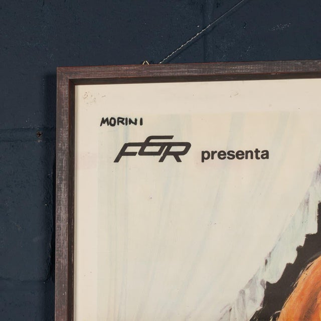 Mid-Century Modern Vintage Italian Film Poster for the Warm Bed of the Virgin, 1974 For Sale - Image 3 of 17