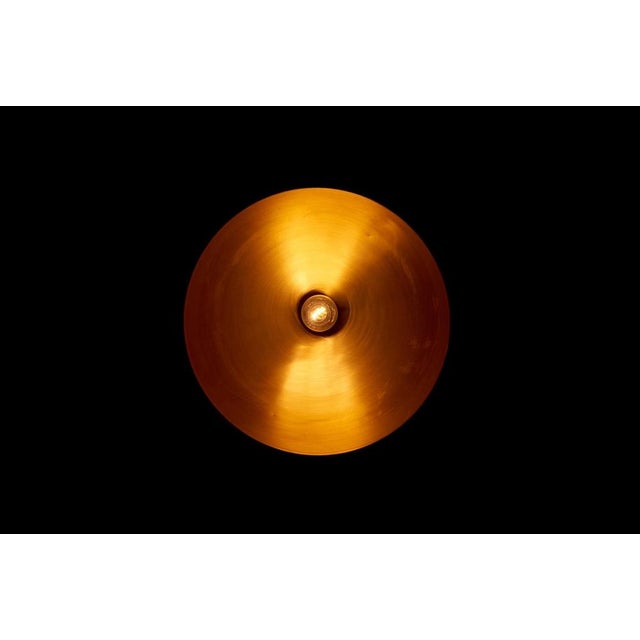German Pendant Lamp in Brass by Florian Schulz, 1970s For Sale - Image 9 of 14