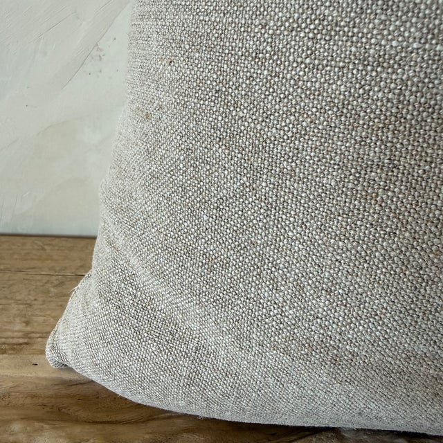 100% Stone Washed Linen Pillow with Down Feather Inserts. These linen pillows are extremely luxurious, heavy weight, and...