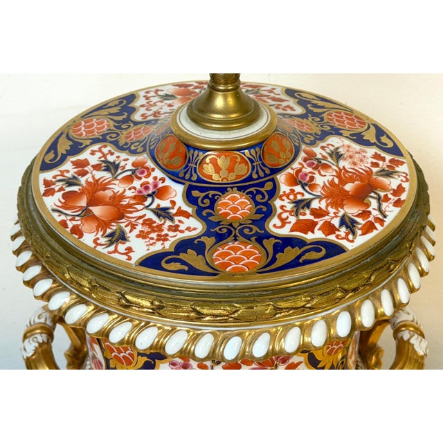 19th C Derby Porcelain, Regency Period, 'Old Imari' Vase now as a Lamp For Sale - Image 15 of 18