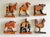 1930s Antique Indian Hand-Painted Folk Art Animal Procession Figures, Set of 11 For Sale - Image 5 of 12