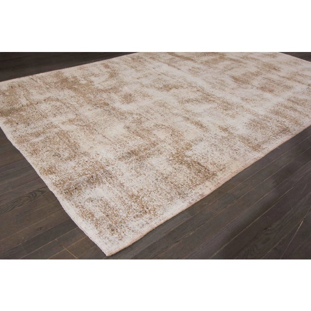 1950s Vintage Tabriz Wool Rug For Sale - Image 5 of 6